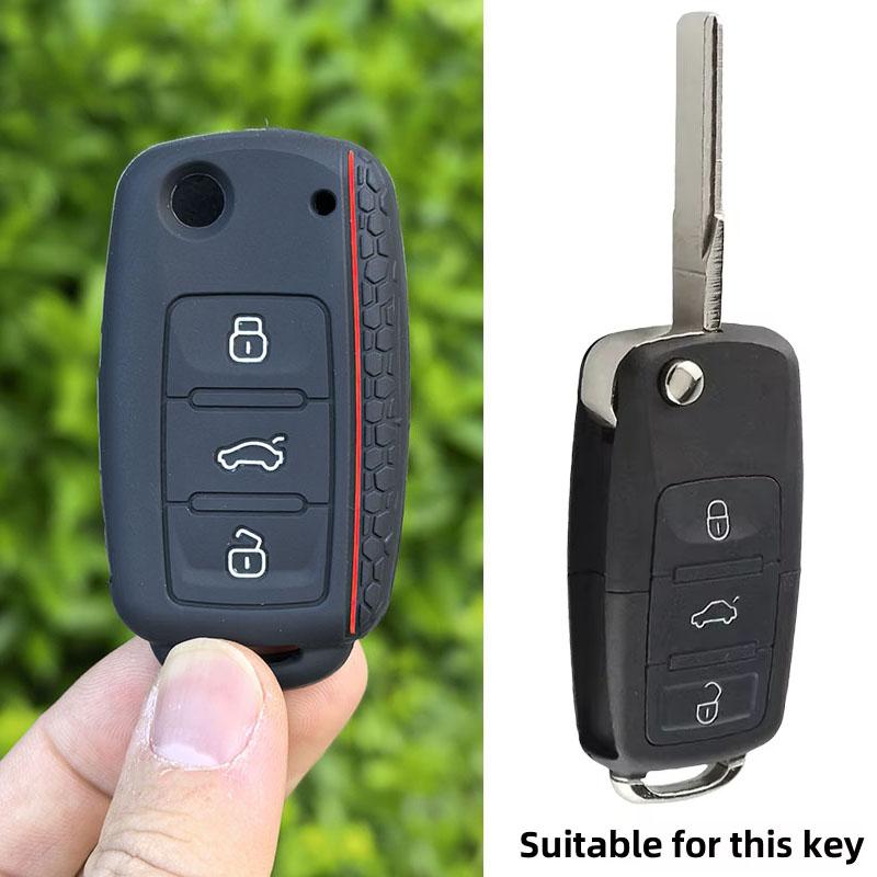 

silicone car key cover case for Volkswagen VW polo passat b5 golf4 5 6 jetta tiguan Golf CrossFox Plus Eos Scirocco Beetle