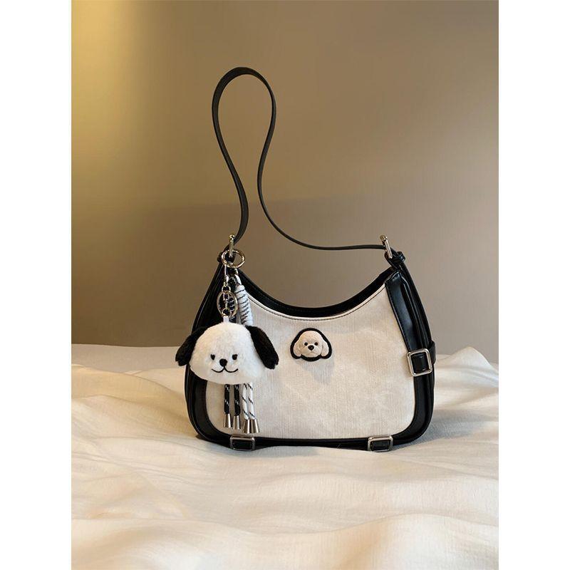 

2025 niche design bread puppy, modern trajectory tote bag, women s high-end single shoulder crossbody armpit bag