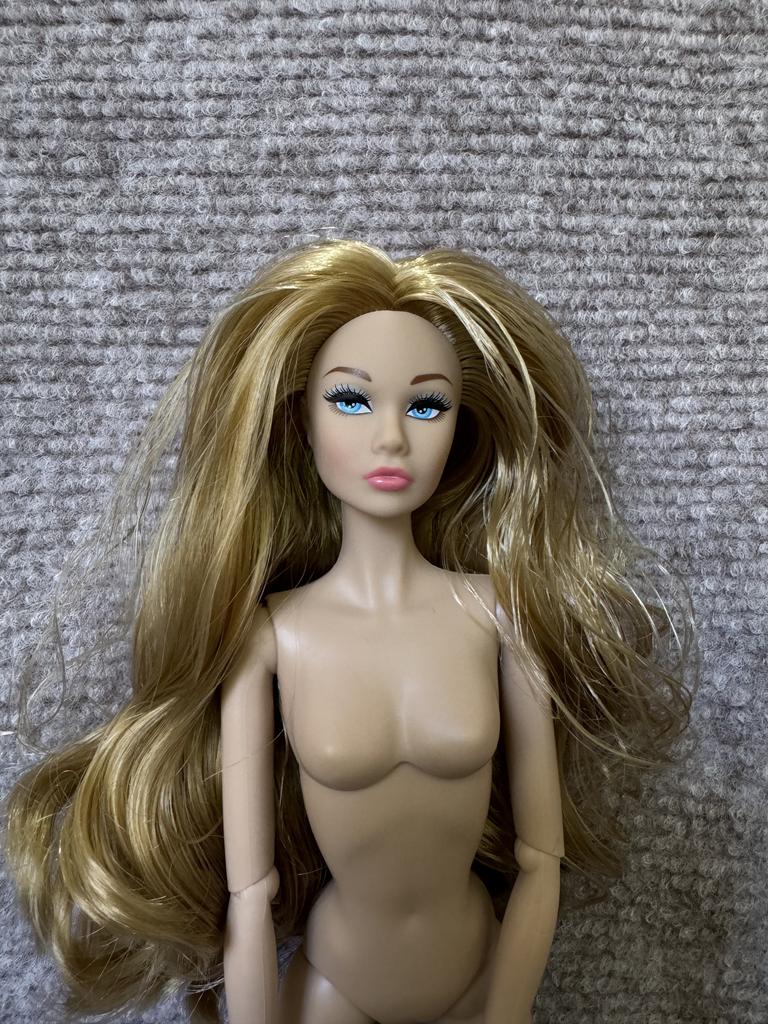 1/6 PP Face Mold Super Model Doll Figures FR Beige Dark Brown Skin Tone Joints Movable Solid Doll 30cm Doll Kids Birthday Gift