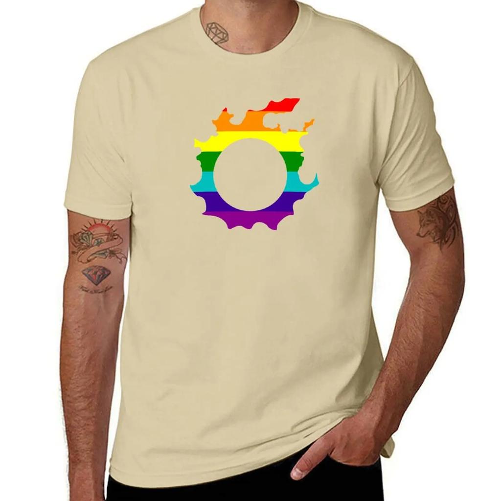 FFXIV Pride TShirt tees graphic t shirt vintage anime clothes basketball graphic tees men workout shirt