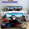 Hotel Transylvania Family Print 3Pcs Bedding Setduvet Cover With 2 Bedropillowcase Home Birthday Gift