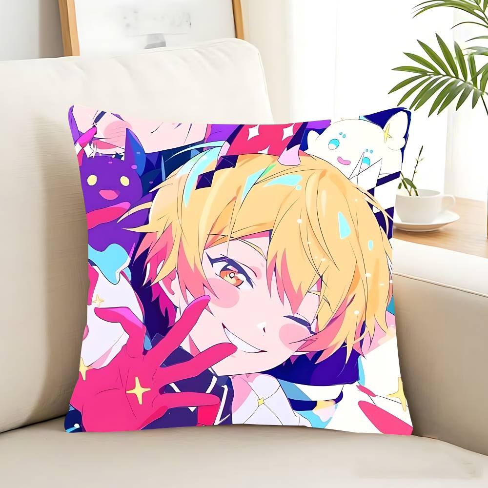 Tenma Tsukasa Cartoon Pillow Case Removable Washable Cushion Cover – All-Season Soft Linen