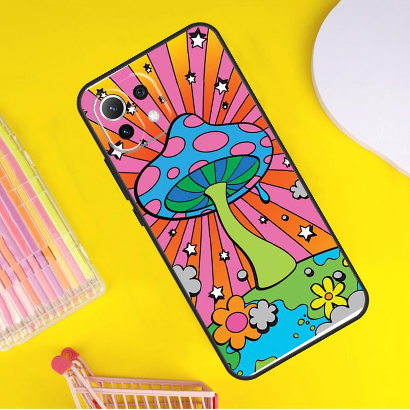 Hippie Mushroom Frog shrooms Cover For Xiaomi 13 14 Ultra 11T 12T 13T 14T Pro POCO X7 Pro X3 X5 F3 F5 F6 M6 X6 Pro Case