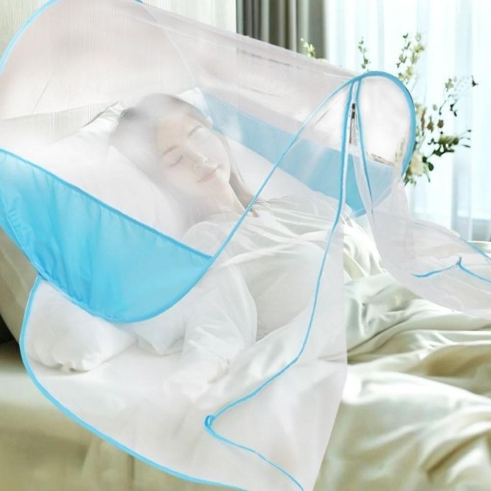 Portable Foldable Mosquito Net Breathable Mosquito Bar Frame Travel Mosquito Net  Camping