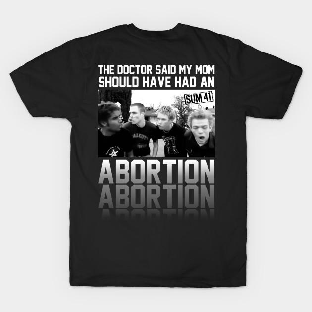 Men Black Print T-shirt Sum 41 Fat Lip All Killer No Filler No-Cut Transfer Paper Print Cotton Tshirt XL