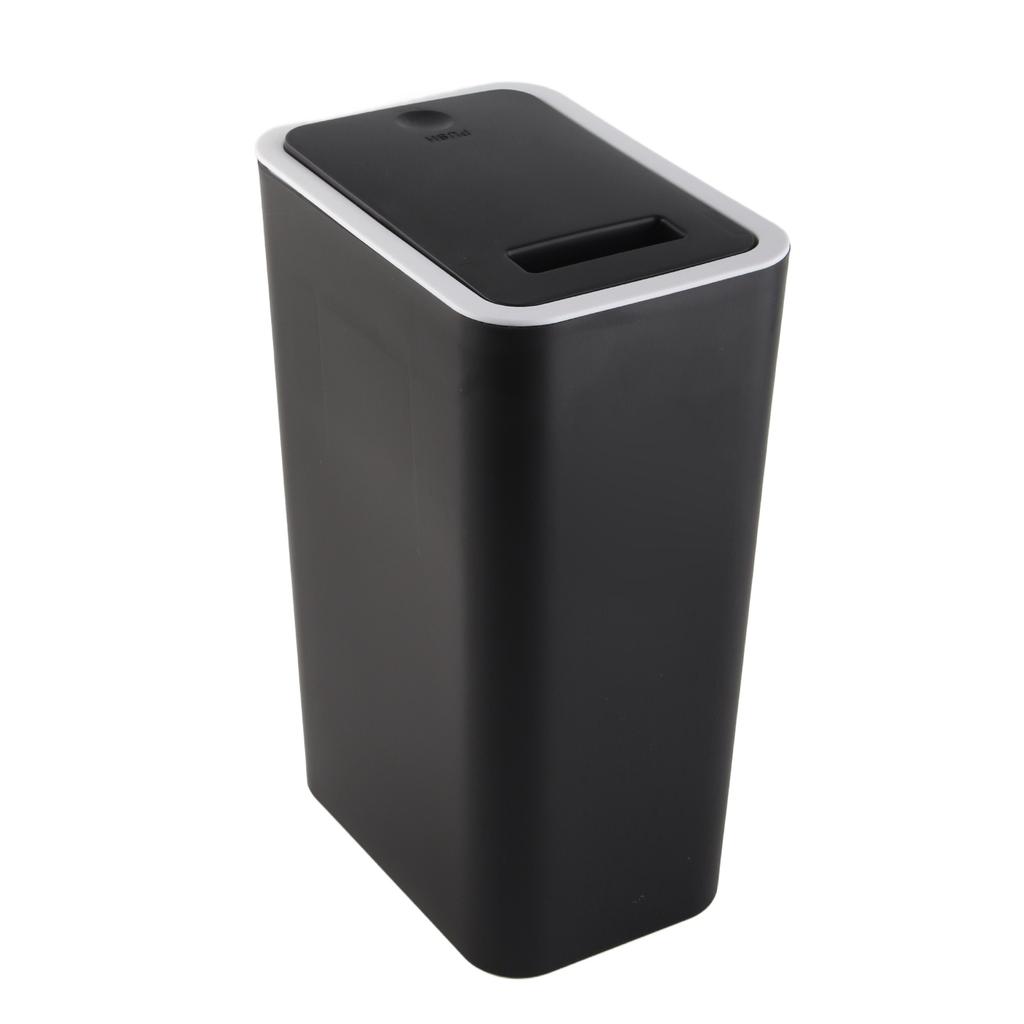 Household Garbage Cans Sled Large Capacity Odorless With Press Top Plastic Trash Bin For Home Kitchen Living Room Bathroom