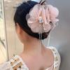 Tassel Grasping Clip Flower Pearls Crab Hair Clips Shark Clip  for Women Girls Hair Accessories