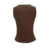 Damen Sexy Slim-fit Strick Unterzieh-Weste Top