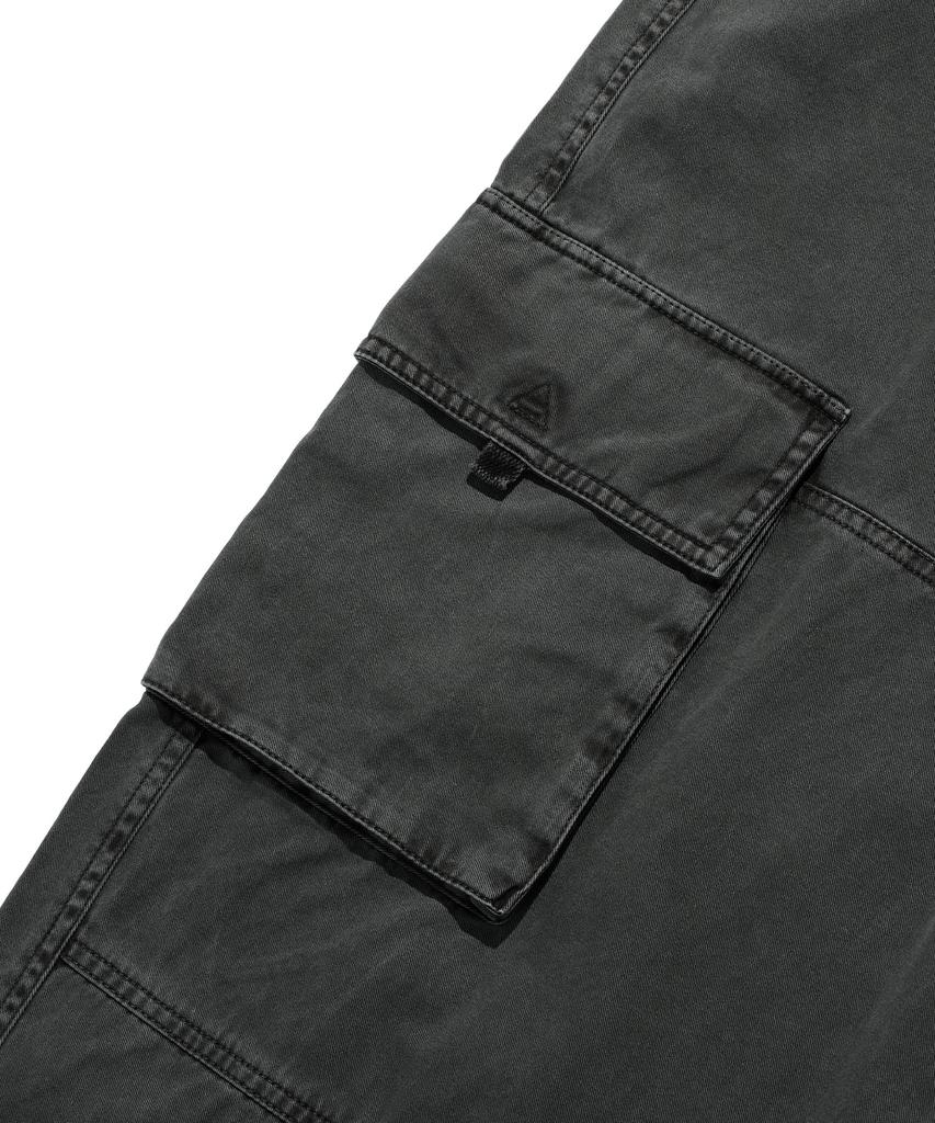 ISTKUNST Washed Cargo Wide Pants_Black(Ik2Esmpa10A)