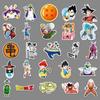 50 Japanische Anime Dragon Ball Cartoon PVC Aufkleber für Skateboards, Wasserbecher und Gepäck