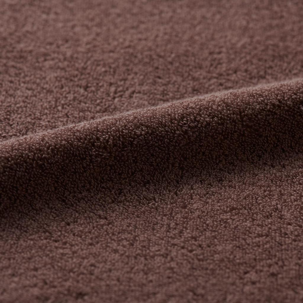 Nishikawa Bath Soft and Perfect for Skin TT14200016 Towel, 60x120cm, Washable, 100% Cotton, Fluffy, Care, Brown,