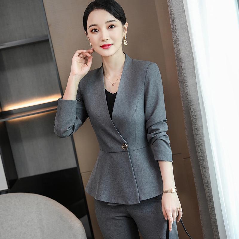 Elegant Goddess Style Professional Suit for Receptionists and Hotel Managers