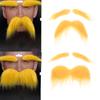 Mustache And Eyebrows Set Self Adhesive Beard Moustache Cosplay Costume Accessories For Kid Adult