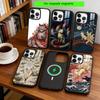 Nine-Tailed Fox Pattern Phone Case For iPhone17,16,15,14,13,12,11 Plus,Pro Magnetic with Magsafe Wireless Charging