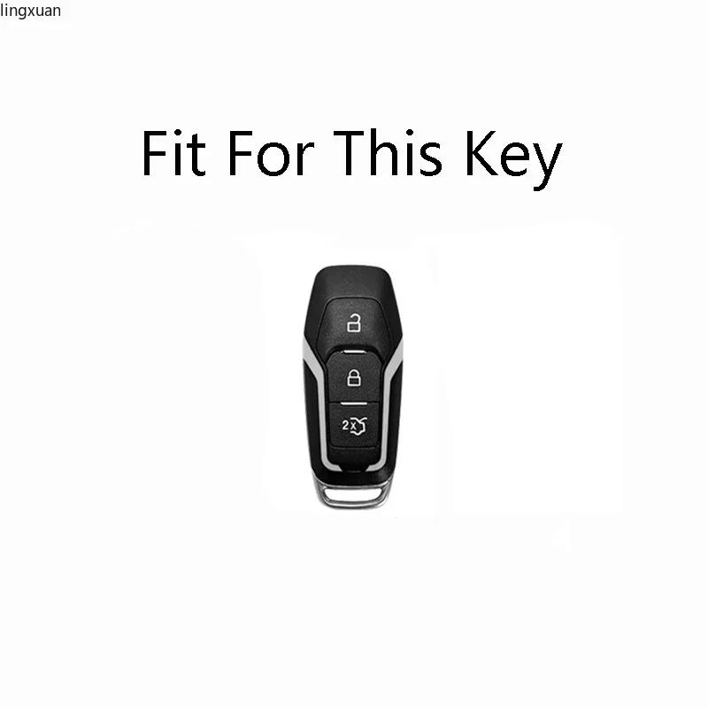 Interior Mouldings For Ford Focus 4 ST Mondeo 5 MK5 Mustang F-150 Explorer Edge Fiesta Kuga MK3 4 Leather Zinc Car Key Case Cove