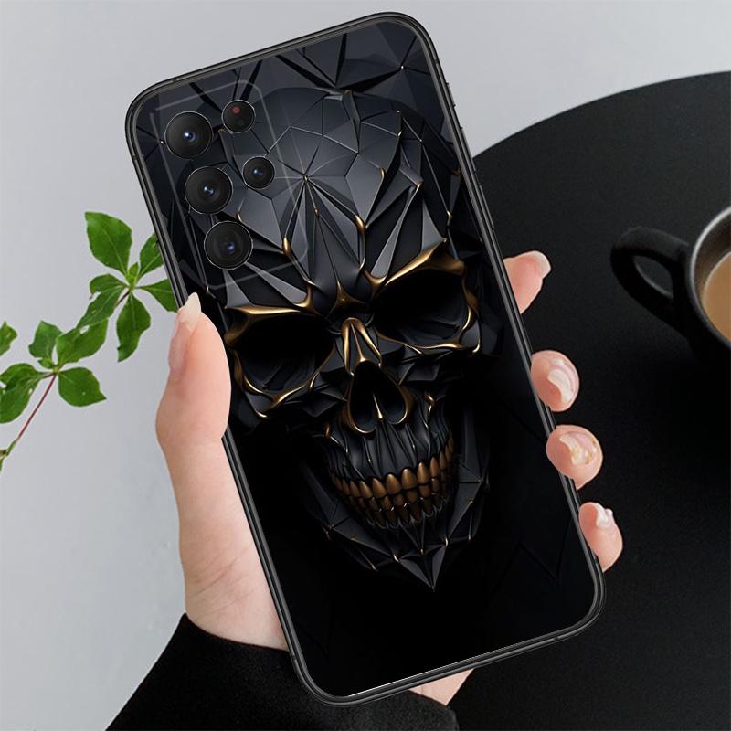 

Чехол для телефона с черепом для S24 S23 S22 S21 S20 Ultra S20 S22 S21 S23 S20 FE S24 Plus S20 FE