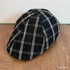 2026 New Literary Retro Plaid Forward Hat Men's and Women's Spring and Summer British Fashion Casual Short Brim Newsboy Caps