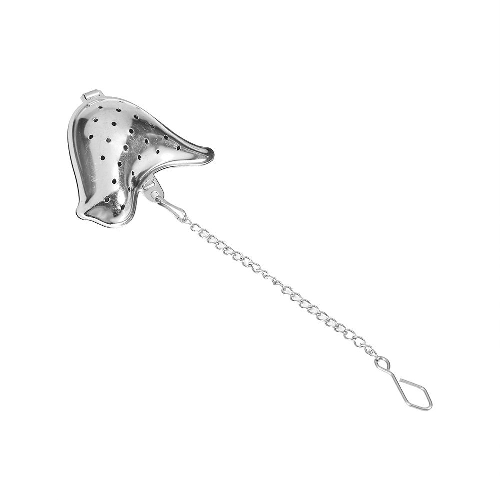 Stainless Steel Loose Tea Leaf Infuser Ball Strainer Filter Diffuser Herbal Spice Bird Chain