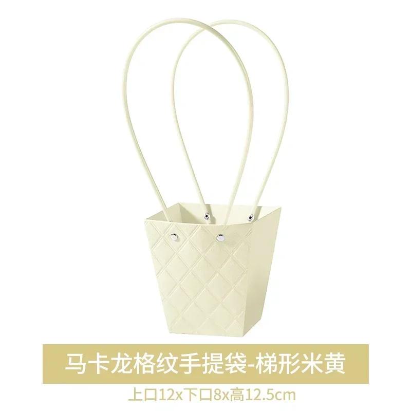 Festa de Casamento Rosa Flor Caixa de Presente Buquês de Flores Embalagem Caixa de Papel Sacola de Transporte Cesta de Armazenamento Dia dos Namorados Aniversário 10 PEÇAS