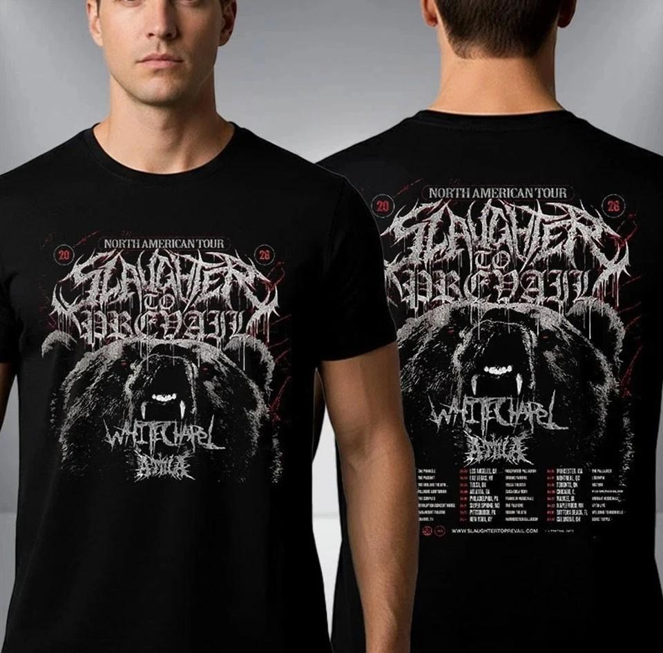 Slaughter To Prevail North America 2026 Tour Shirt Unisex T-Shirt M