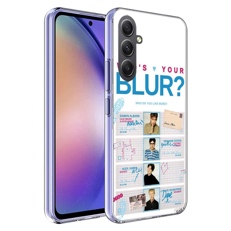 Blur Band Phone Case for Samsung A16 A26 A36 A56 A17 A37 A57 A07 A06 A02S A03 A04S A05S Galaxy Note 20 10 A50S A71 A51 A31 A30 A