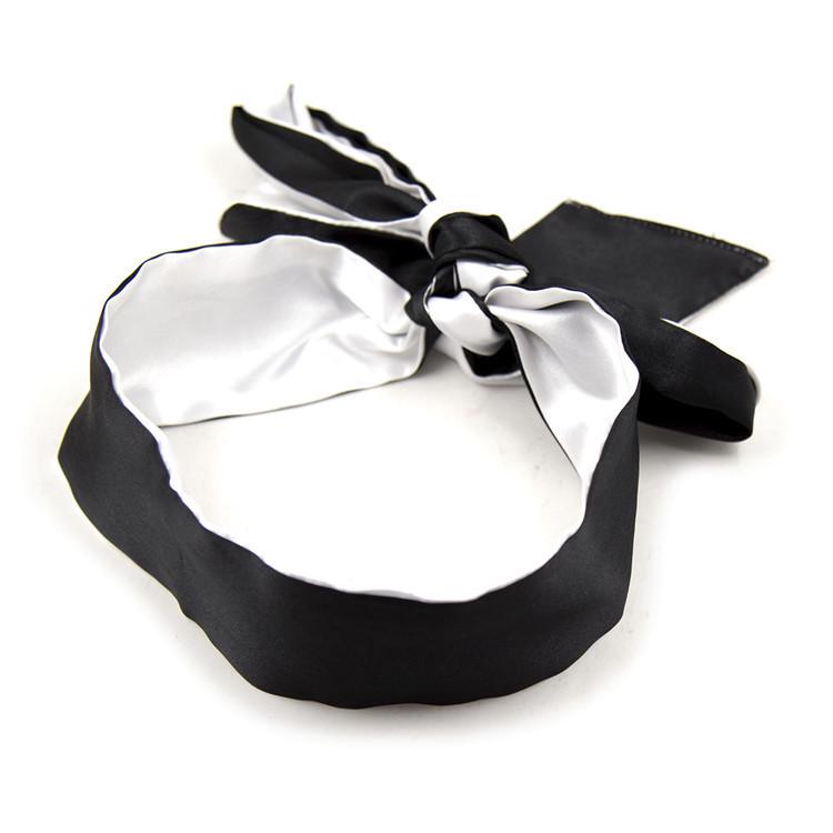 Silk Erotic Blindfold SM Restraint - 1.5m Light-Blocking for Flirting & Passion