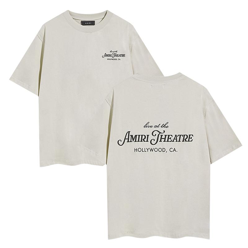 2068 Amiri 2025 Sommer Neu Herren- und Damen Locker Hochwertige Baumwolle Übergröße T-Shirt Partner-T-Shirt