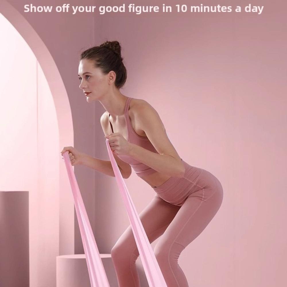 Professional Customized Yoga Fitness Stretching Tension Band Strength Training Stretching Resistance Band Yoga Waist Hip Resistance Band