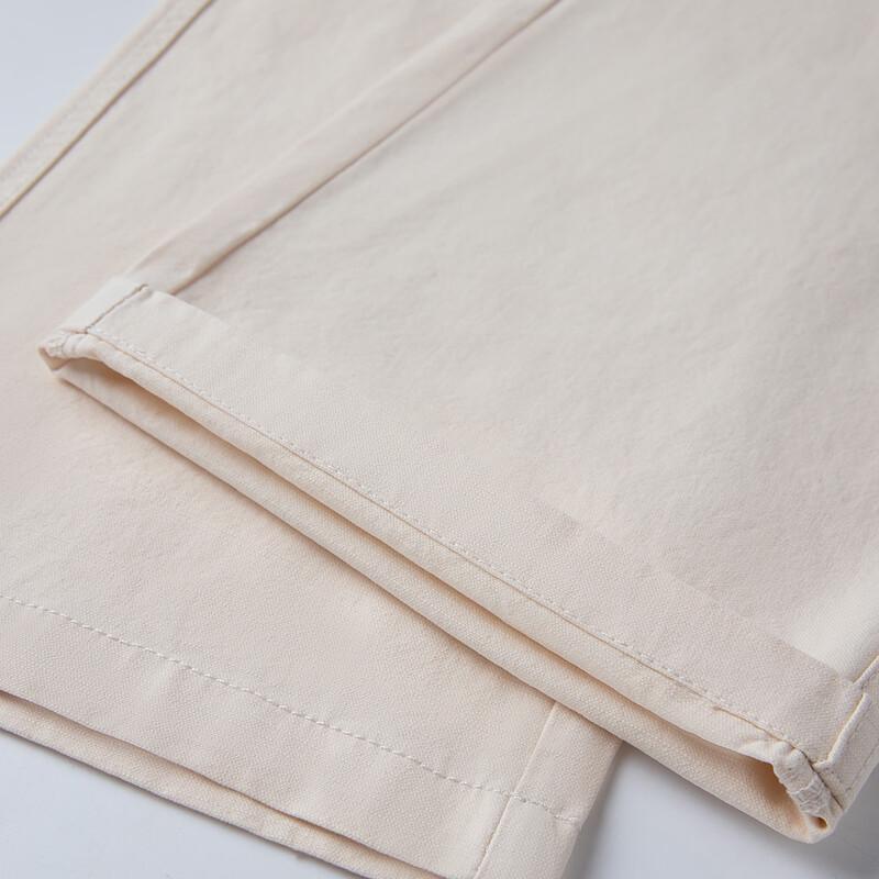 :CHOCOOLATE Cotton Casual Loose-Fit Pants