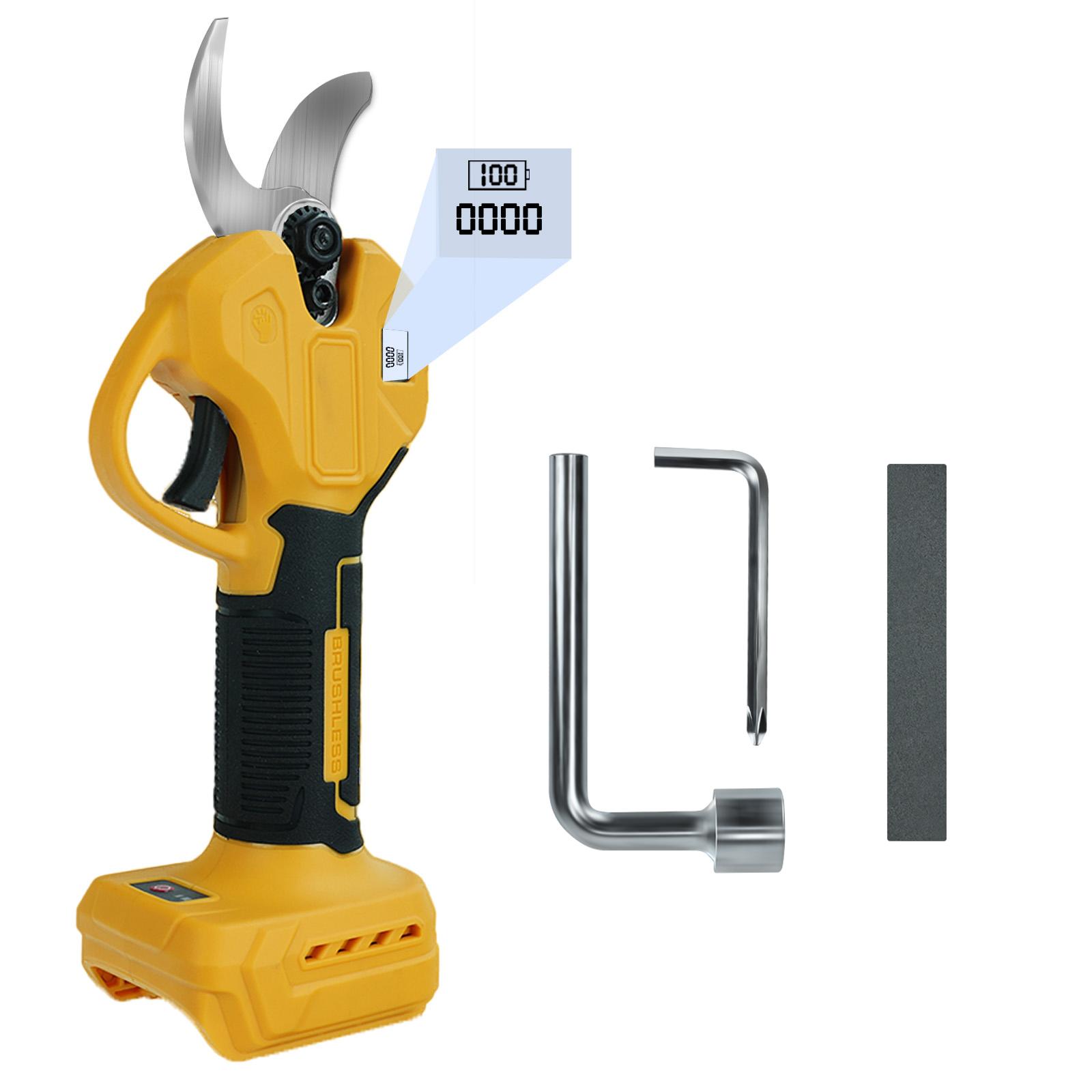 

30 мм Бесщеточные Электрические Секаторы для Аккумулятора Dewalt 20V Аккумуляторные Электрические Ножницы для Обрезки Деревьев Садовый Инструмент (Нет батареи)