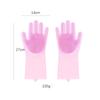 Pet Grooming Bathing Gloves Dog Cat Bathing Shampoo Scrubber Magic Massaging Cleaning Cleanner Sponge Silicon Hair Removal Glove
