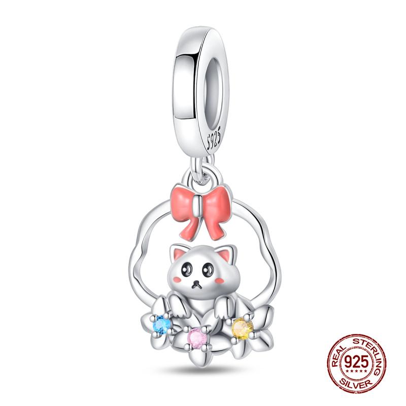 New In Animal Series Charms Series Copper Charms Beads Fits Original 3Mm Women'S Bracelets Beads Women Diy Fine Jewelry Gift