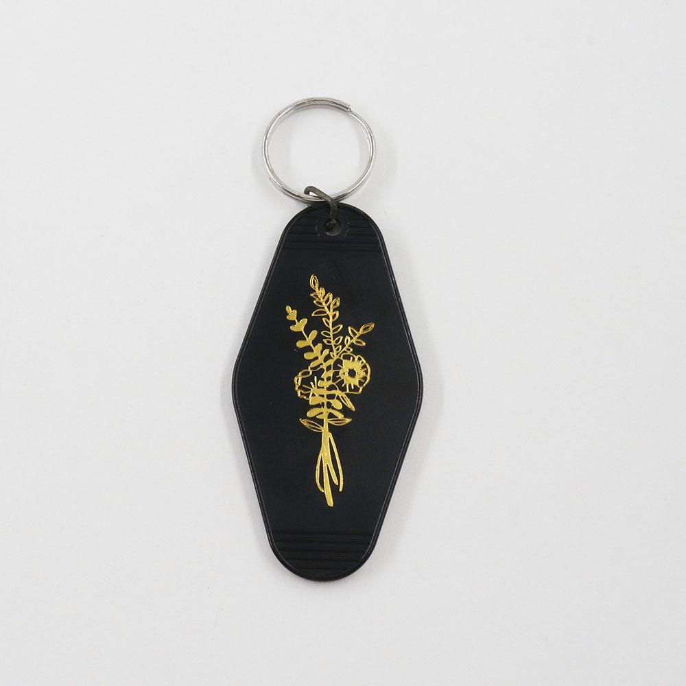 Girly Heart Cartoon Motel Key Tag Keychain Pendant Gift