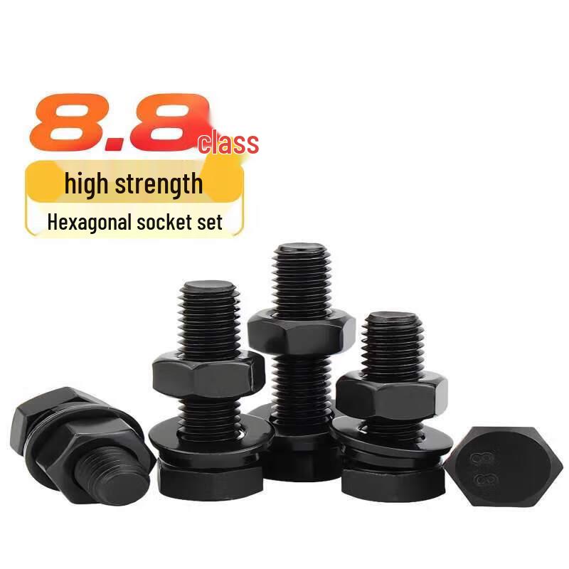 Black Carbon Steel Hex Head Bolt