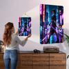 Cyberpunk Warrior Tinplate Sign Neon Poster Things for Room Design Customizable Metal Signs for Home Room Wall Art Coffee Bar