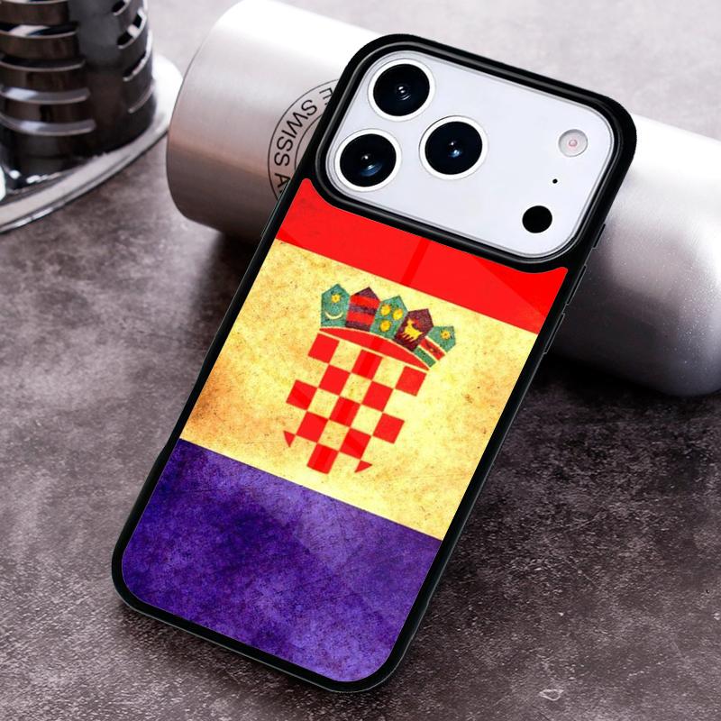 Croatia Flag Print Phone Case For iPhone 17 16 15 14 13 12 11 Pro Max Plus 17Air Soft Silicone Cover