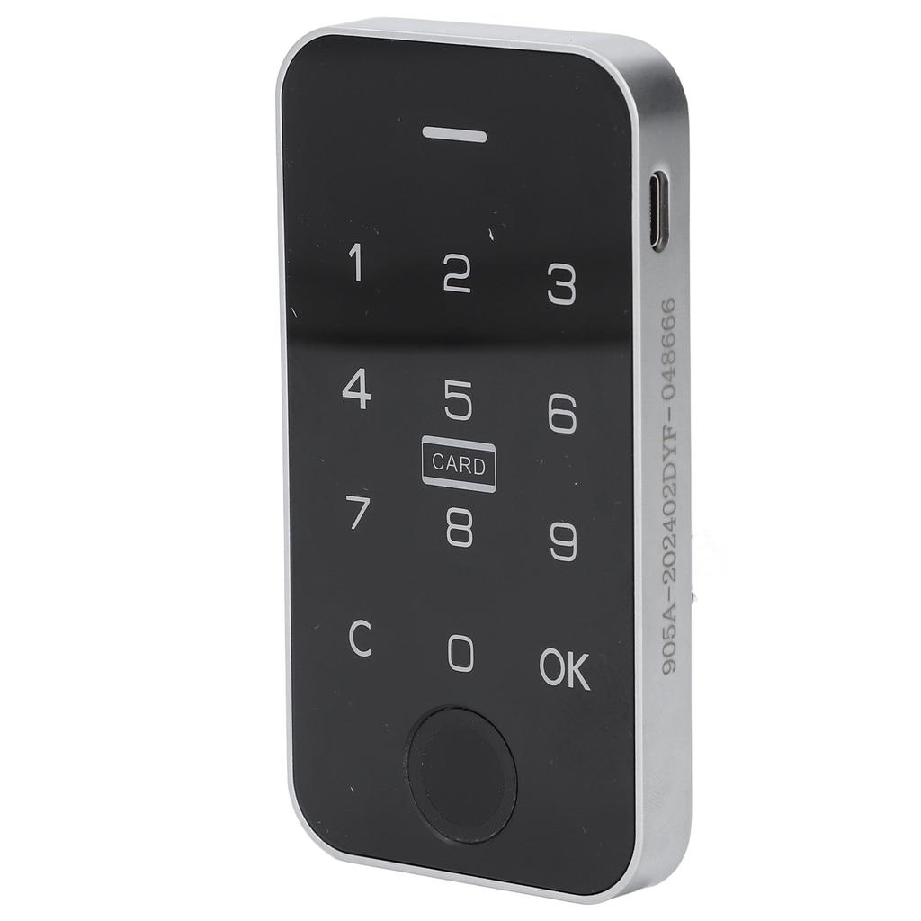 Elektronisches Schrankschloss, digitales Touch-Keypad-Fingerabdruck-Passwort-Schrankschloss für Schrankschließfächer