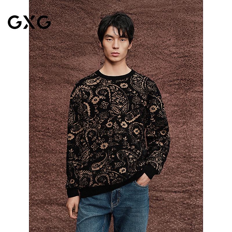 GXG Men s Floral Print Casual Sweater XXXL