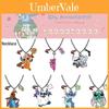 Adorable Cartoon Stitch Necklace With Zinc Alloy Material Electroplated Craft