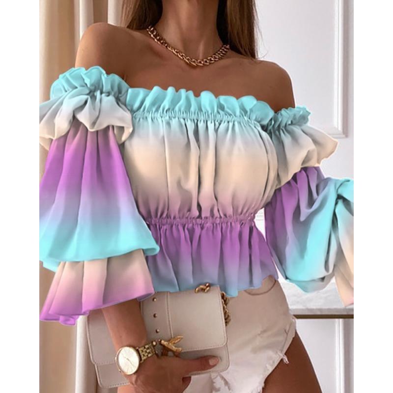 JPNTKY Women's Fashion Casual Short Sleeve Blouses & Shirts