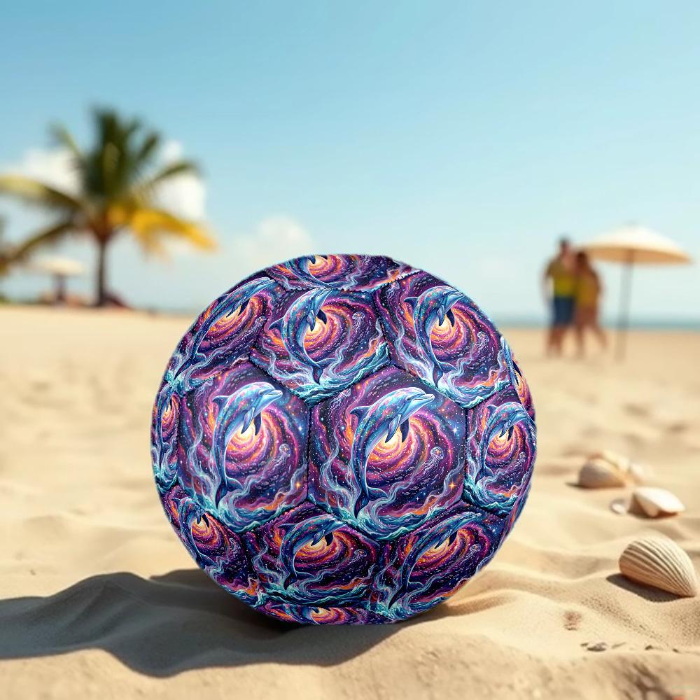 1pc Cosmic Dolphin Journey Durable Size 5 Soccer Ball Professional Match Training Football Indoor &Outdoor Sports Ball P60171