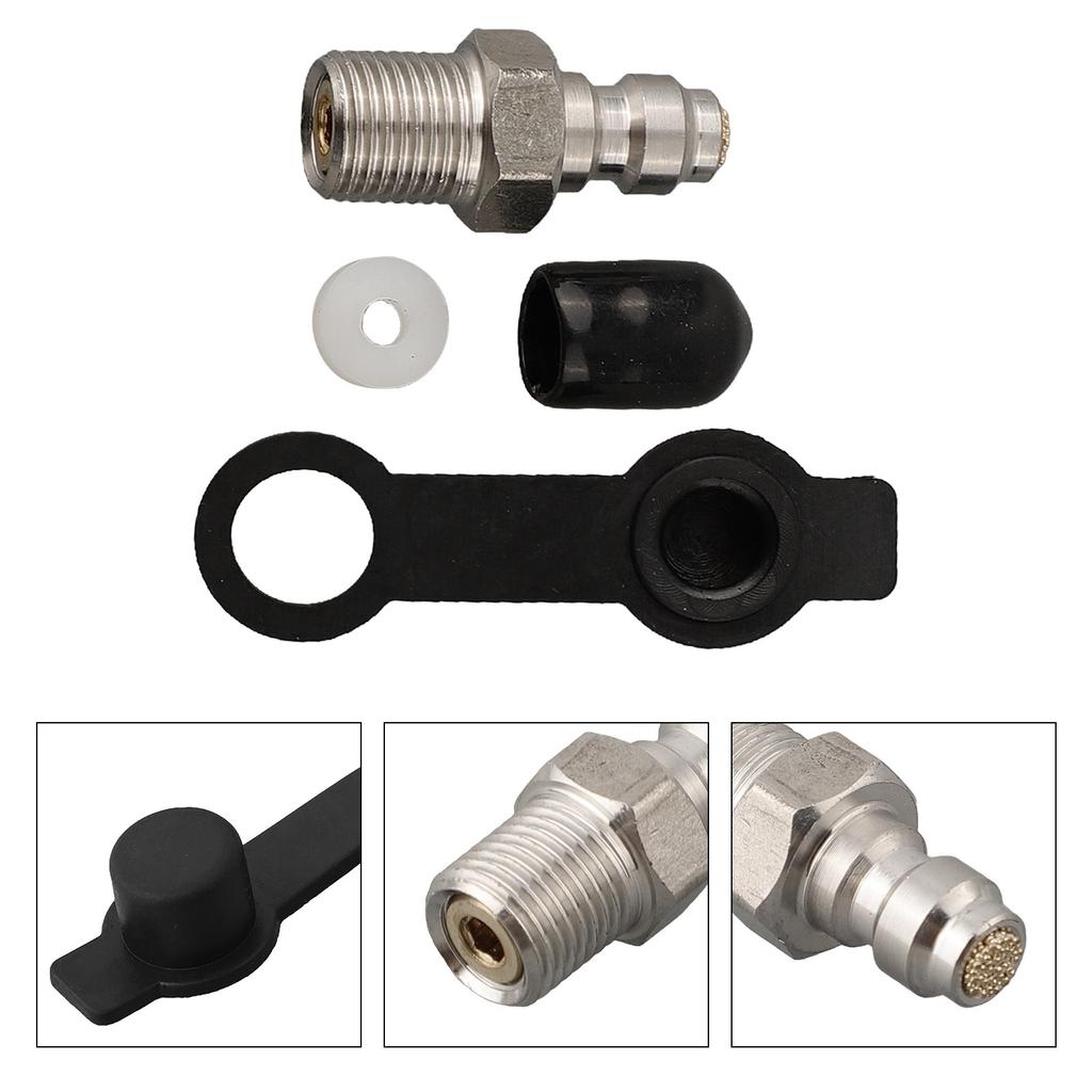 Stainless Steel Quick Connectors Set for Easy Air Refilling Process