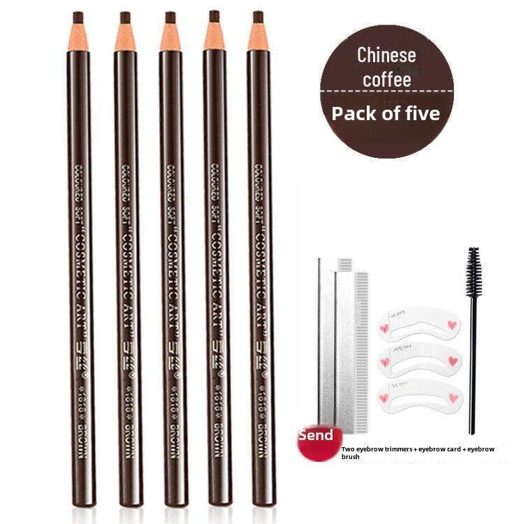 Hens 1818 Waterproof & Sweat-Proof Eyebrow Pencil with Tear-Off Powder