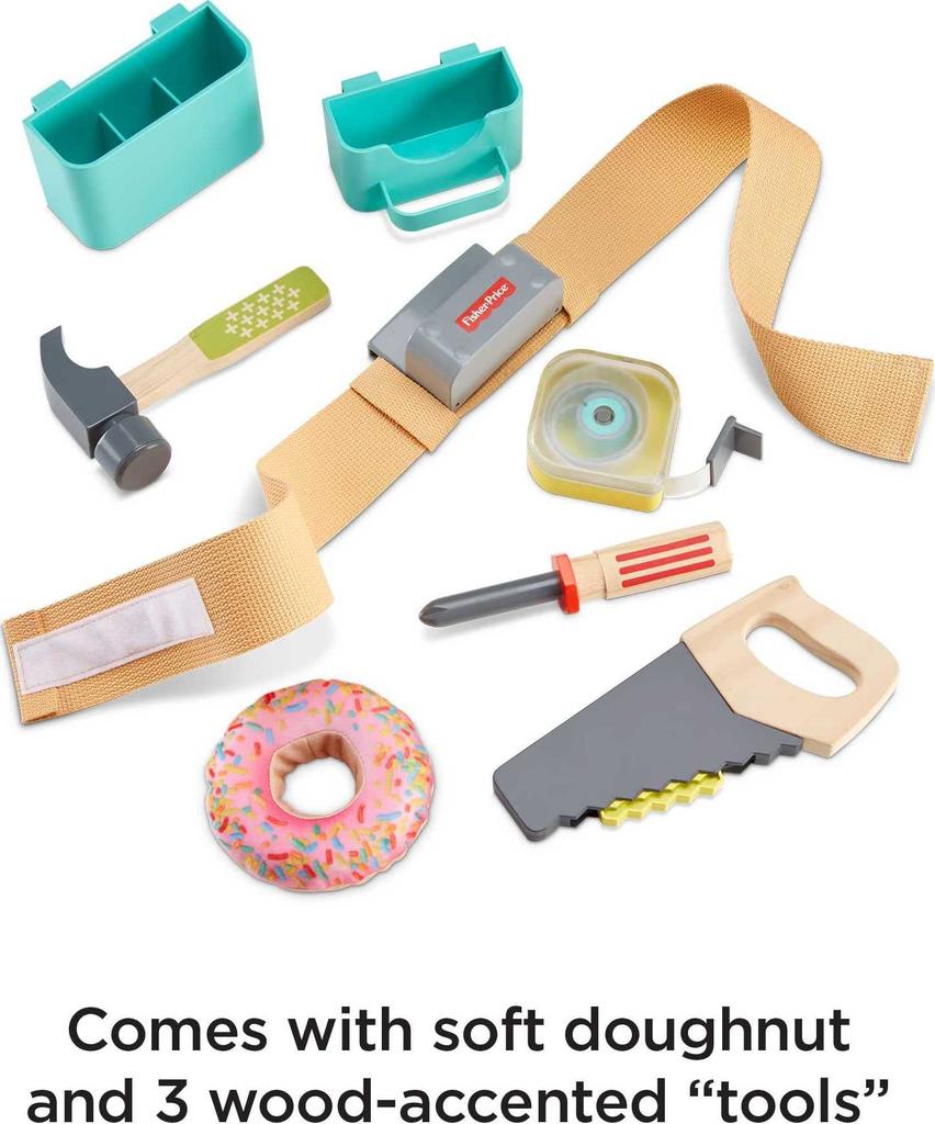 Wooden Pretend Play DIY Belt Wooden Toy GGT60 Fisher-Price Set,