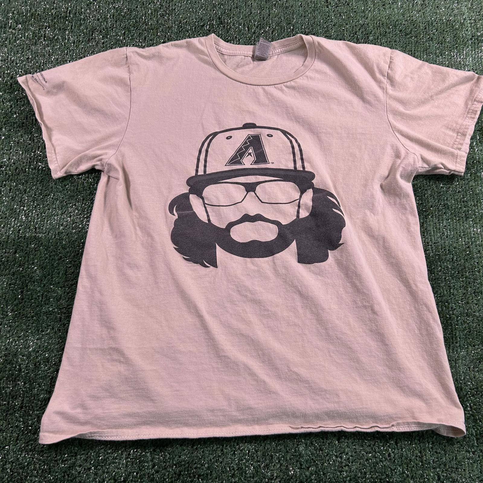 Men s Beige Graphic T-Shirt. Arizona diamondbacks. M L