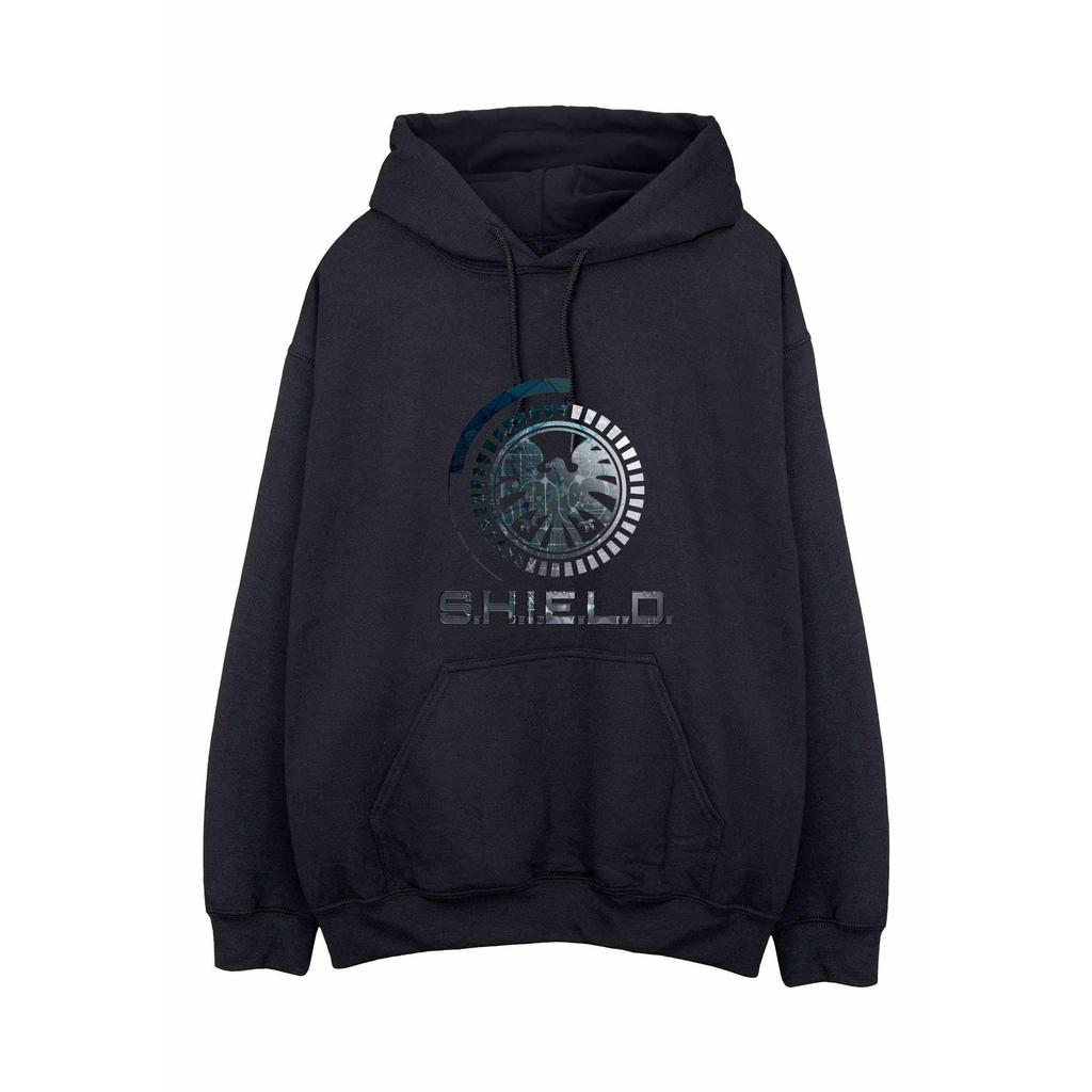 Agents Of Shield Męska Bluza z Kapturem i Sznurkiem Obwody