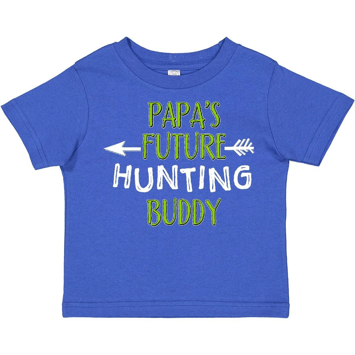 Inktastic Papas Future Hunting Buddy Toddler T-Shirt Family Papa Daddy Dad Kid 110
