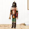 Wooden Nutcracker Soldier Handcraft Christmas Ornaments Desk Tabletop Decor