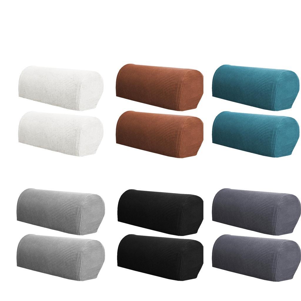 1 Pair Pet Curved Sofa Armrest Cover for Furniture