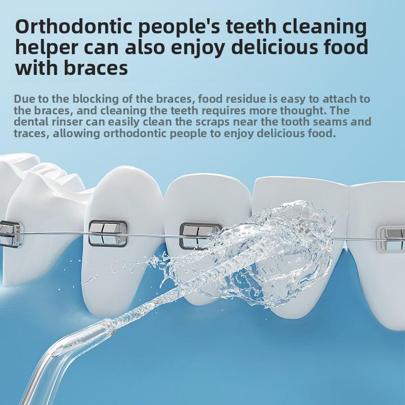 Puls Haushalt Ultraschall Elektrische Zahnreinigung Mundspülwasser Zahnseide Mini Tragbare Zahnseide